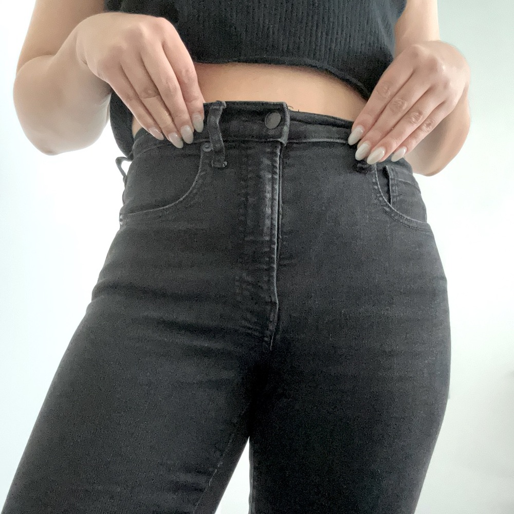 Everlane Black High-Rise Skinny Jeans